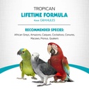 BAILUOSHITROPICAN Hagen Tropican 系列 Hagen Tropican系列為擠壓配方，比其它市售鳥食具有更高的營養密度和消化率。能夠使鳥兒羽毛更靚麗、體重更均衡；每日所需分量更少；能使鳥兒產生更多代謝水，從而減少飲水量及排尿量；還能改善鳥兒糞便氣味；並且具有更好的適口性。 Hagen Tropican優質配方是一系列科學配制、完整均衡的鳥食，能夠滿足處於各個生命階段的寵物鸚鵡的需求：從剛孵化的幼鳥到生命力旺盛的成鳥再到發育成熟的老鳥。不管是糊狀、顆粒、條形還是塊狀的配方，都無需再額外提供飼料補充劑。每個配方中均含有營養豐富的穀物、種子、堅果、蔬菜、水果、維生素和礦物質，不僅口感美味，而且具有極高的生物學價值。Hagen Tropican系列鳥食所采用的所有穀物和豆類都來源於最新一輪作物。  在為鳥兒挑選合適的配方之前，正確評估它們所處的生命階段、品種大小、疾病傾向、生活方式和能量消耗十分重要。 Hagen Tropican 鸚鵡幼鳥生長配方 為鸚鵡幼鳥提供孵化後至羽毛生長之前所需的適當的日常營養，這是鸚鵡一生中的關鍵時期。美味的口感可幫助鳥兒輕松換糧至下一階段的配方。  • 超細研磨的擠壓配方  • 為成長中的幼鳥提供優質蛋白  • 提供最佳的營養密度和腸道動力  • 不含人工防腐劑、色素及香精 Hagen Tropican 高能滋養鸚鵡配方 為處於斷奶期、羽翼漸豐的幼鳥以及處於繁殖期或需要額外補充營養的鳥兒提供合適的日常營養。  • 均衡的鈣元素與維生素D，促進鳥蛋正常形成  • 必需氨基酸組合，促進最佳成長狀態和羽毛發育  • 不含人工防腐劑、色素及香精  •Hagen Tropican 日常主食鸚鵡配方 4mm